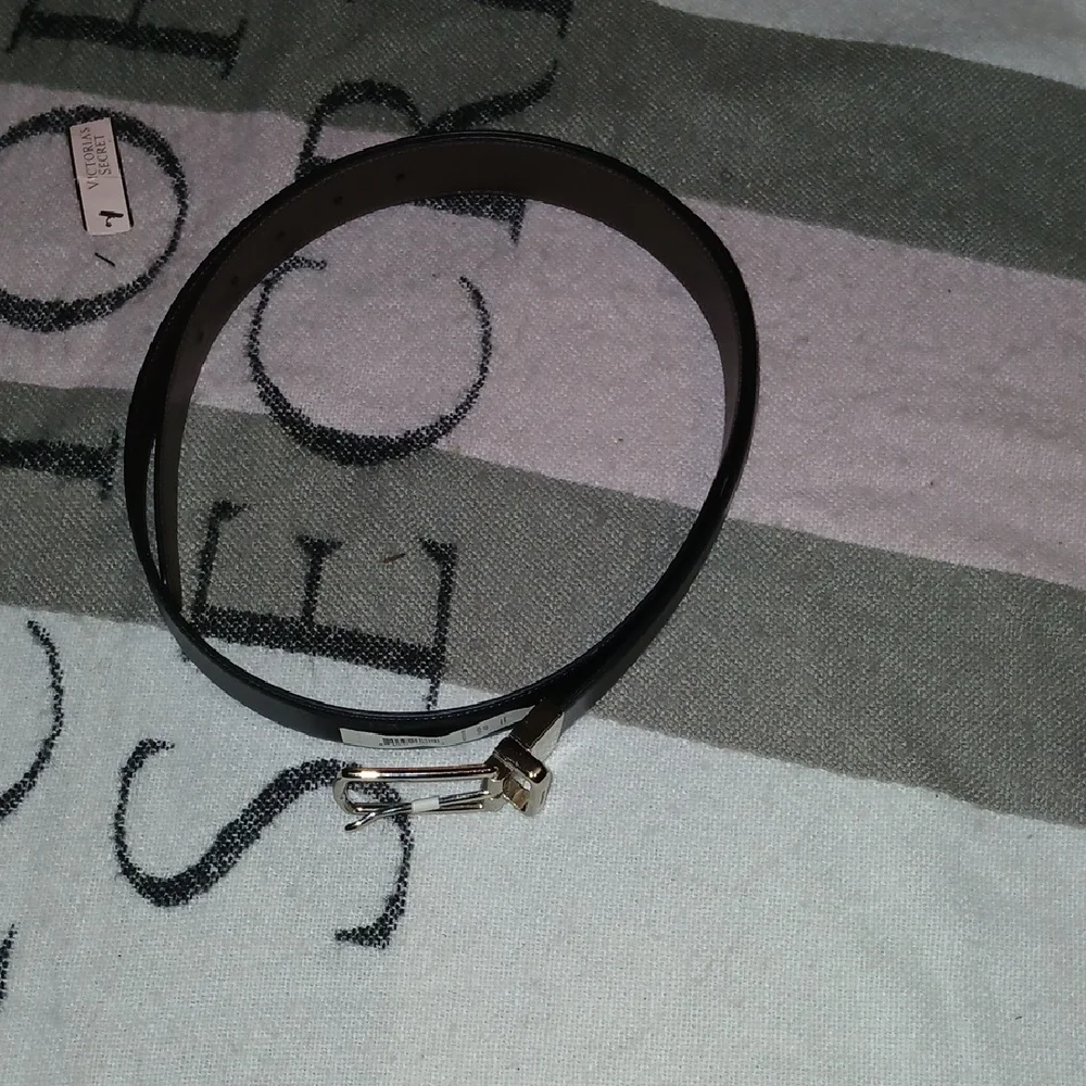 Coach Black Belt with Silver Buckle - Picture 1 of 10